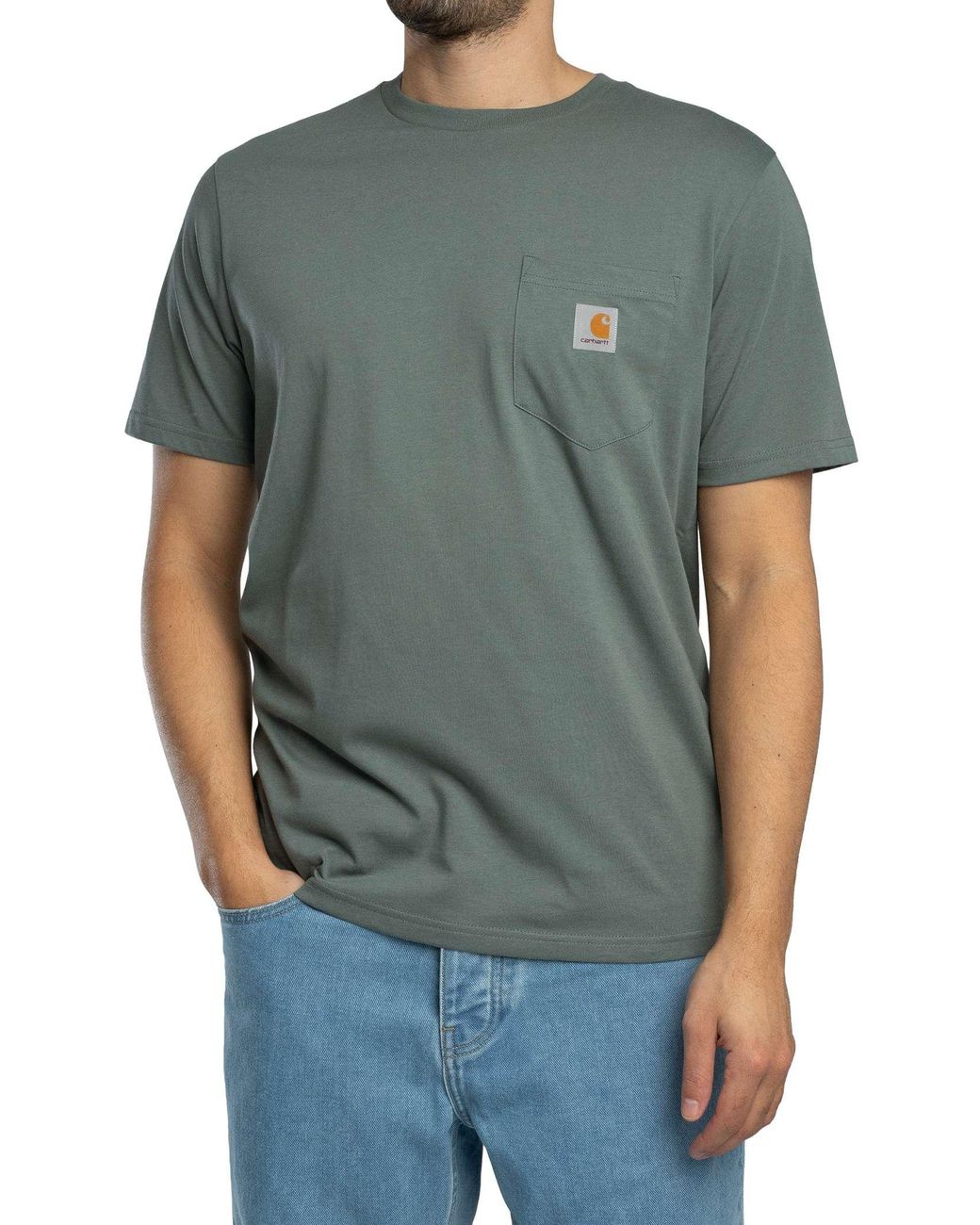 Carhartt Green Pocket T-Shirt for men