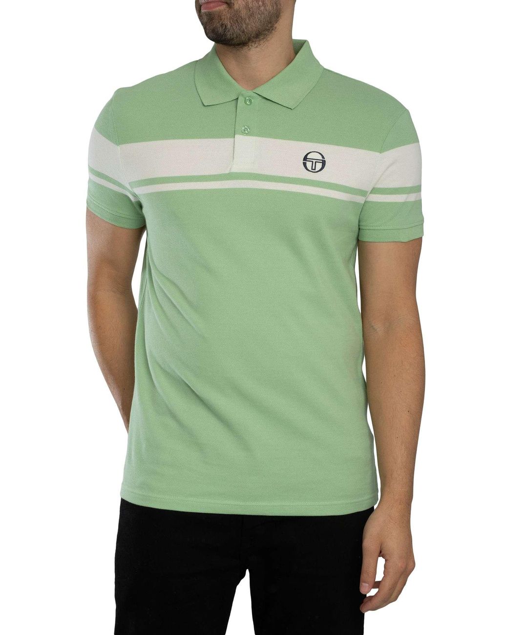Sergio Tacchini Green Young Line Polo Shirt for men