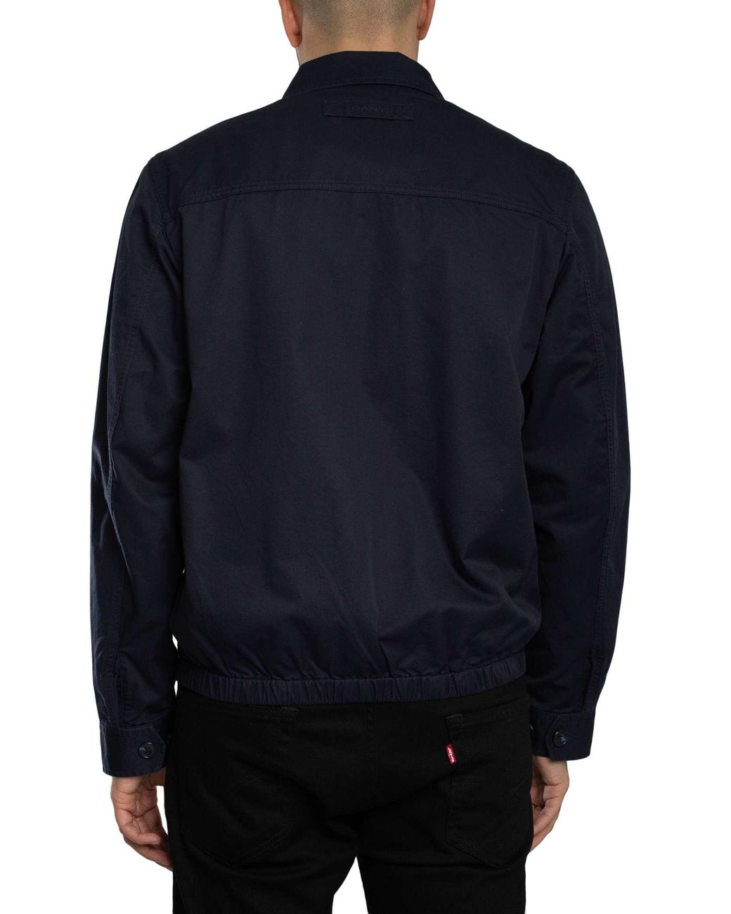 Gant Blue Cotton Windcheater Jacket for men