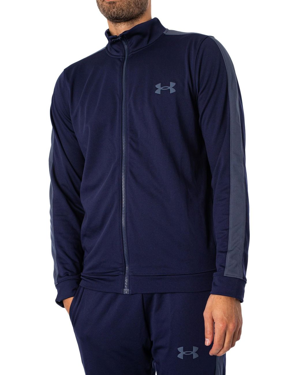 Under Armour Blue Knit Tracksuit for men