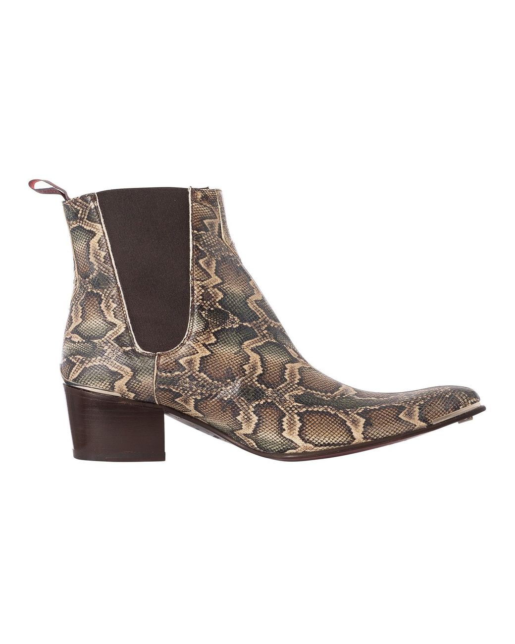 Jeffery West Brown Leather Chelsea Boots for men