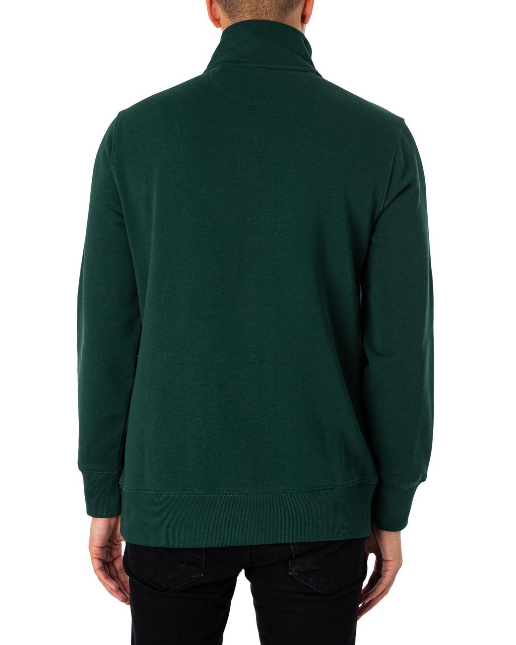 Gant Green Regular Shield Half Zip Sweatshirt for men