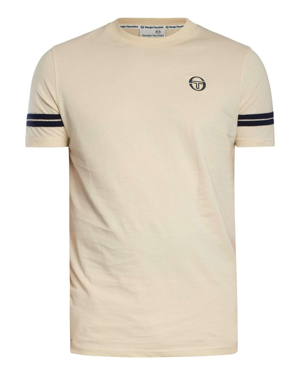 Sergio Tacchini Natural Grello Crew T-Shirt for men