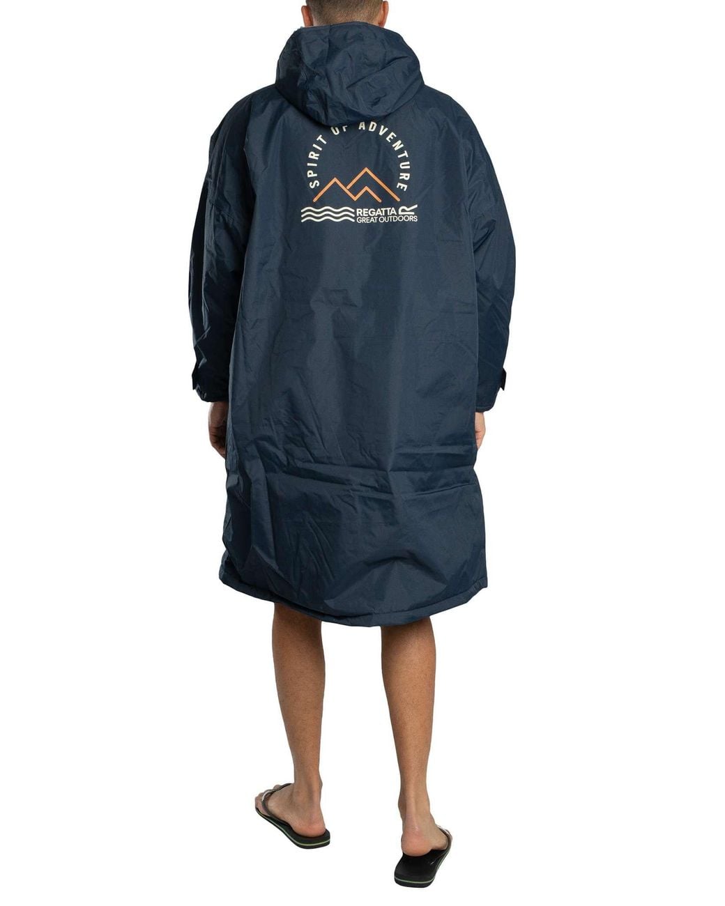 Regatta Blue Waterproof Changing Robe for men