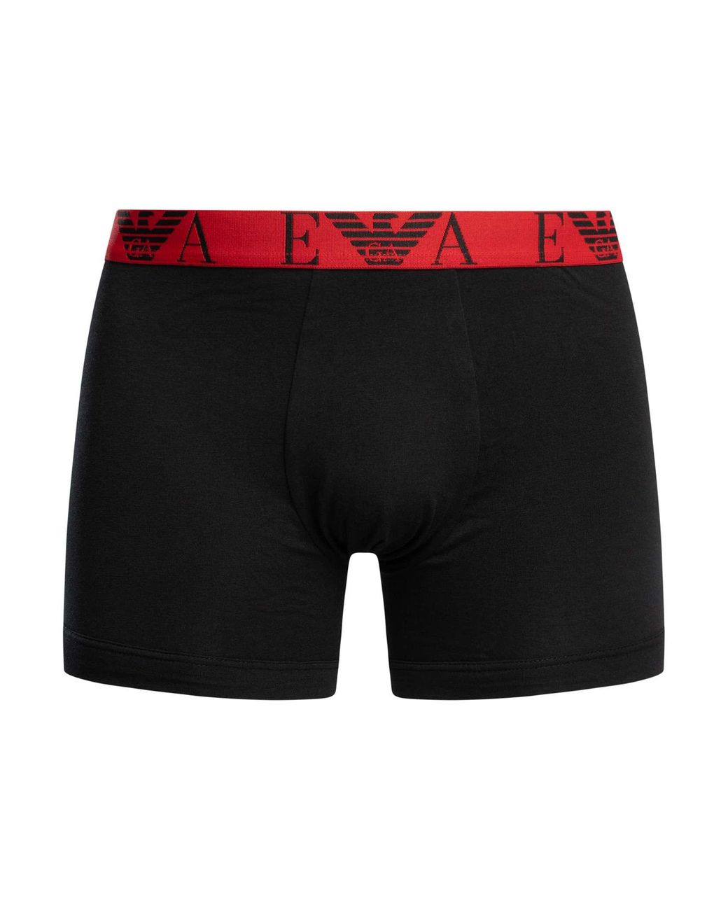 Emporio Armani Red 3 Pack Boxer Briefs for men