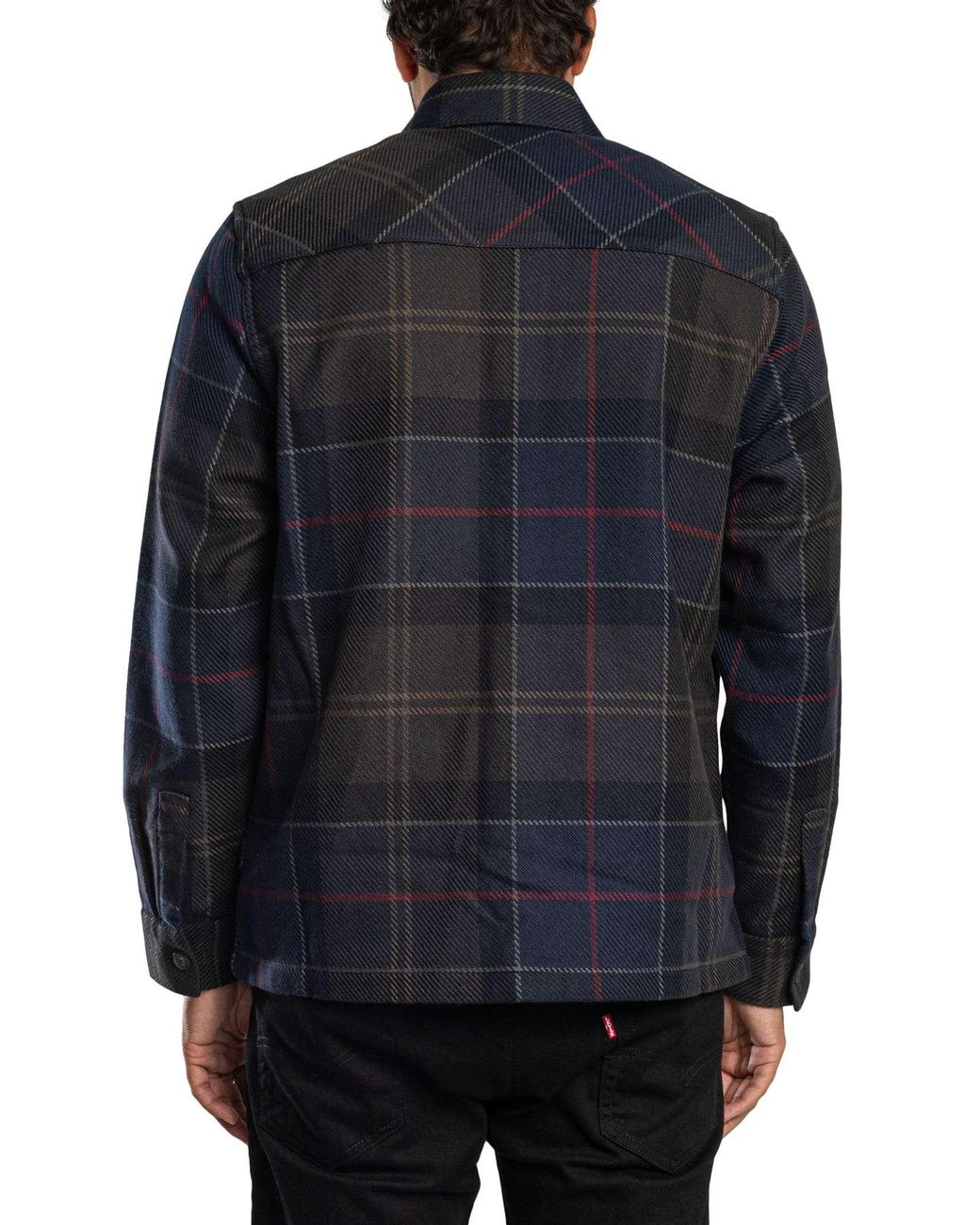 Barbour Blue Tartan Overshirt for men