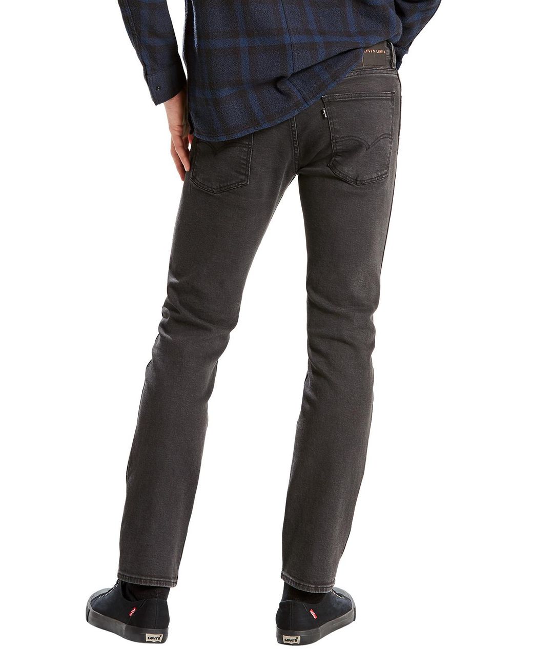 Levi's Associate Stretch Line 8 Slim Jeans in Black for Men | Lyst UK