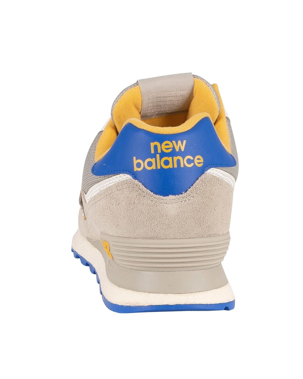 new balance blue suede 574 trainers