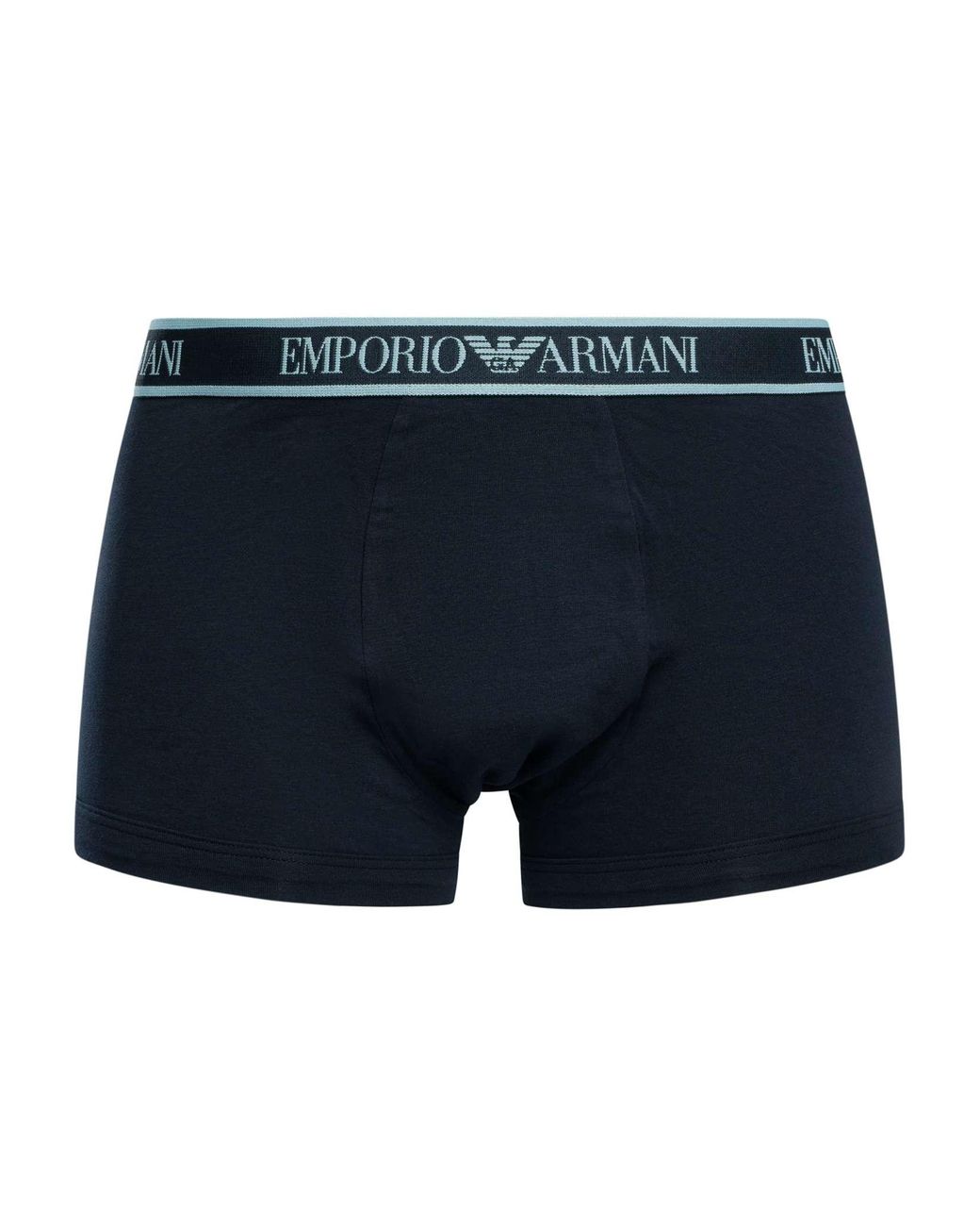 Emporio Armani Blue 3 Pack Trunks for men