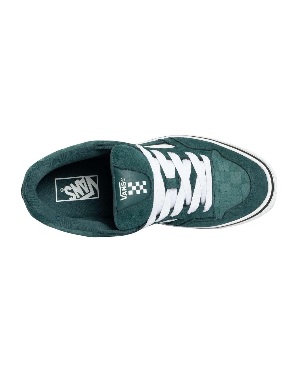 Vans Green Caldrone Embossed Suede Trainers for men