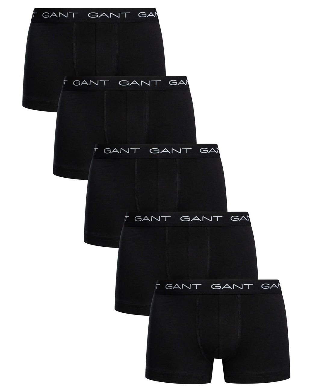 Gant Black 5 Pack Trunks for men