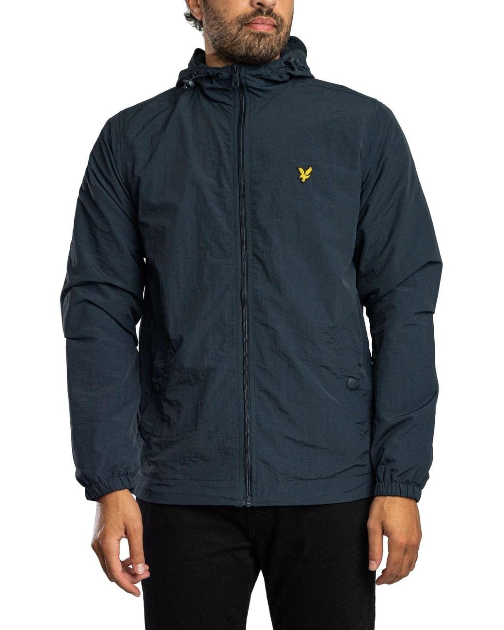 Lyle & Scott Blue Zip Through Jacket for men