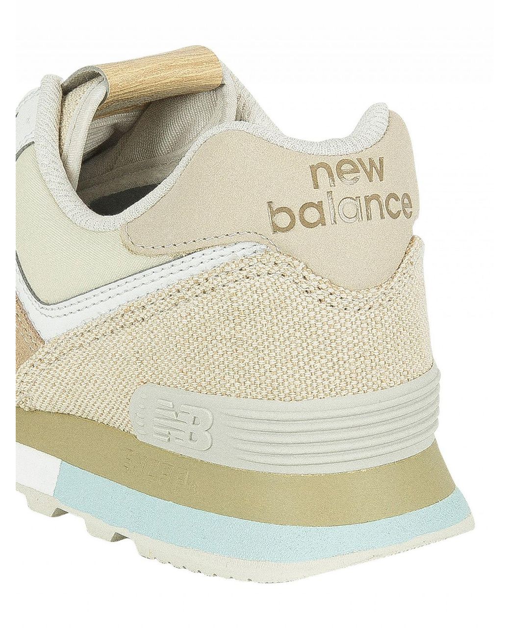 New Balance Hemp 574 Suede Trainers for Men | Lyst