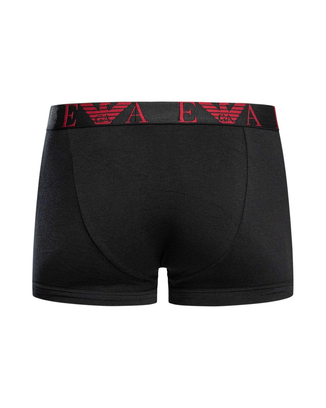Emporio Armani Black 3 Pack Trunks for men