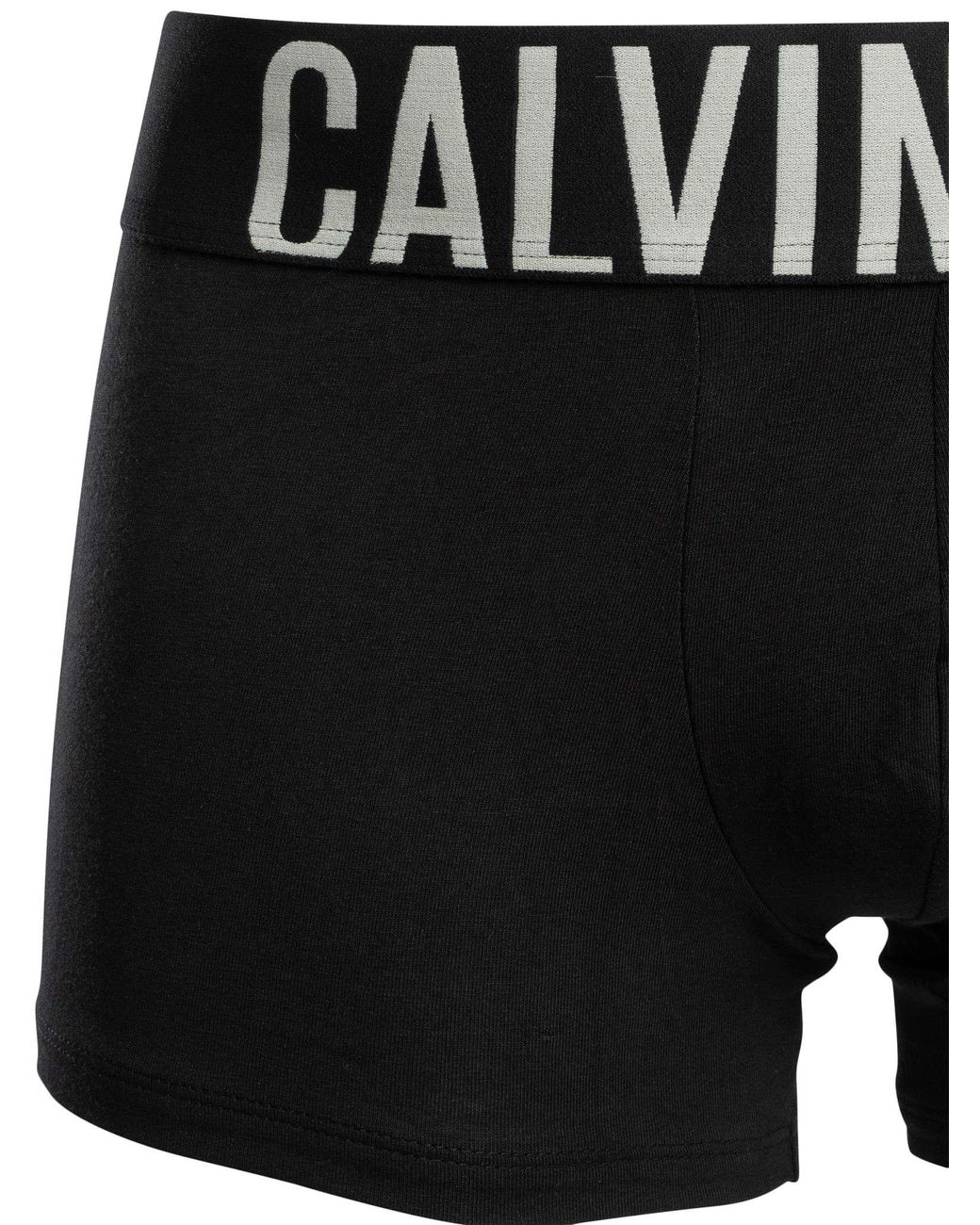 Calvin Klein Black 3 Pack Intense Power Trunks for men