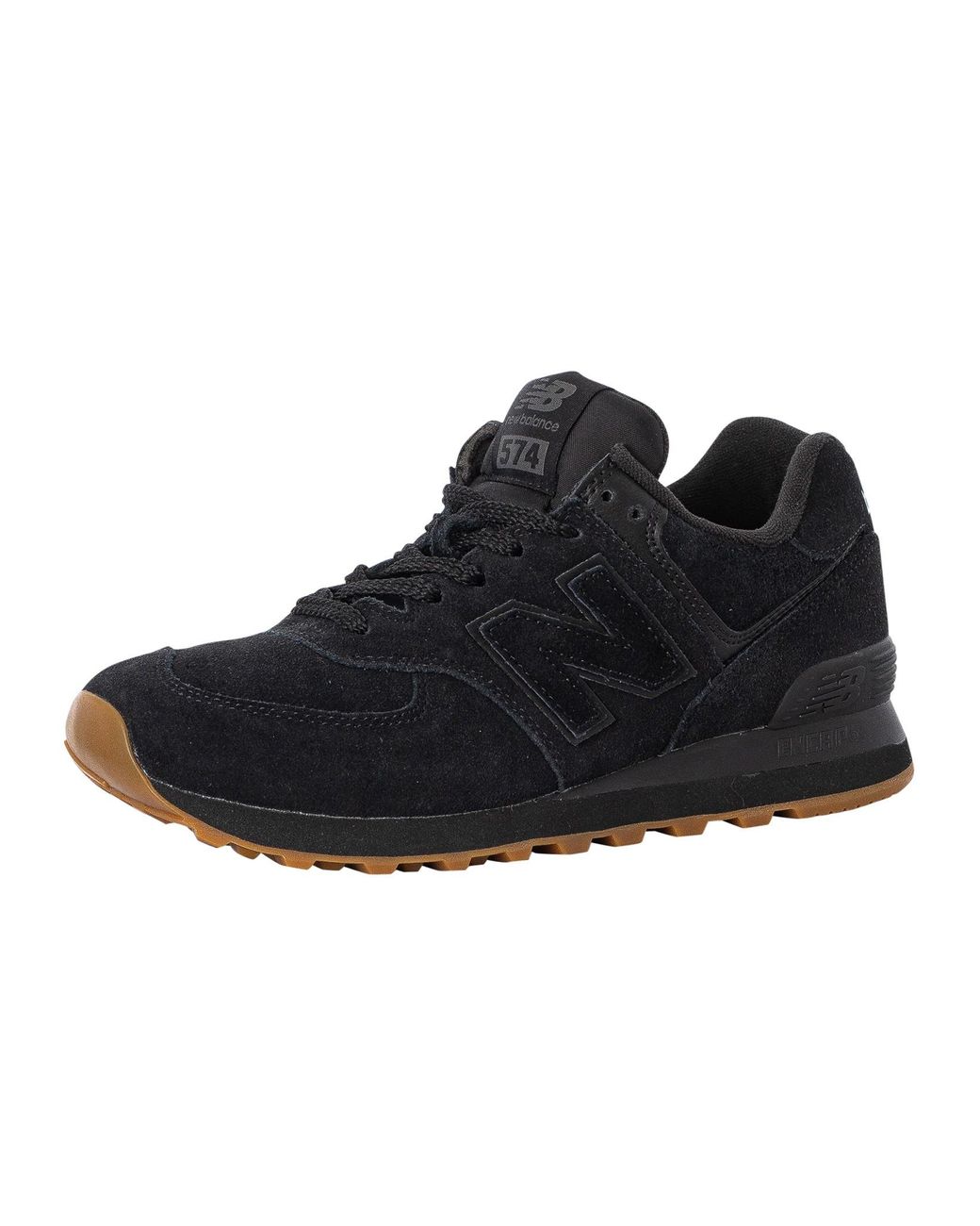 New balance shop black suede