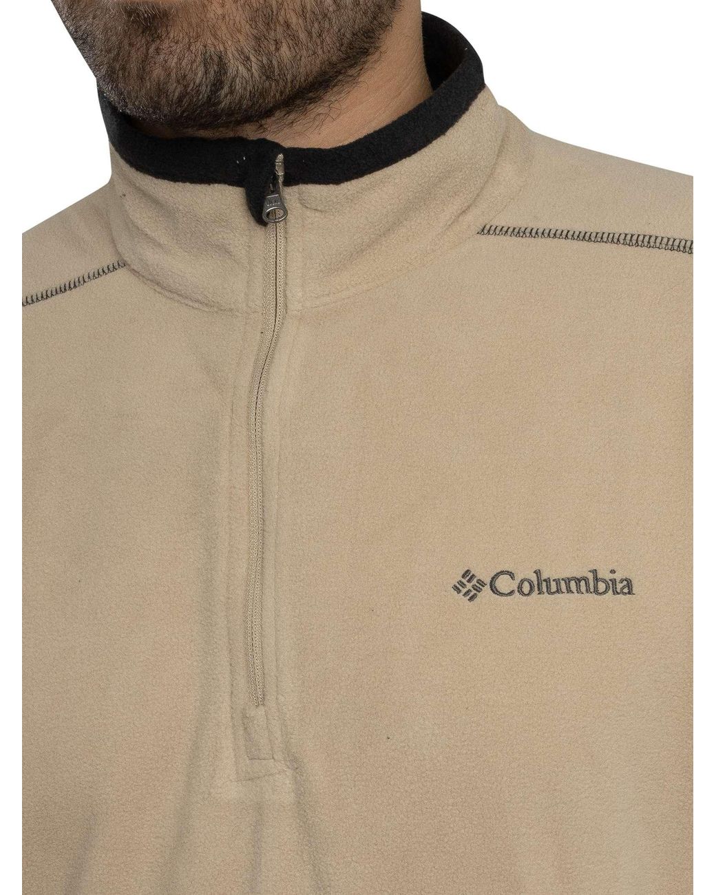 Columbia Blue Klamth Range Half Zip Fleece for men