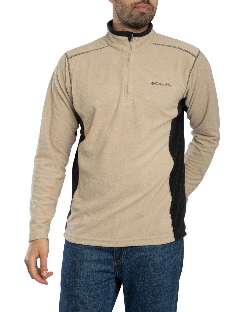 Columbia Blue Klamth Range Half Zip Fleece for men