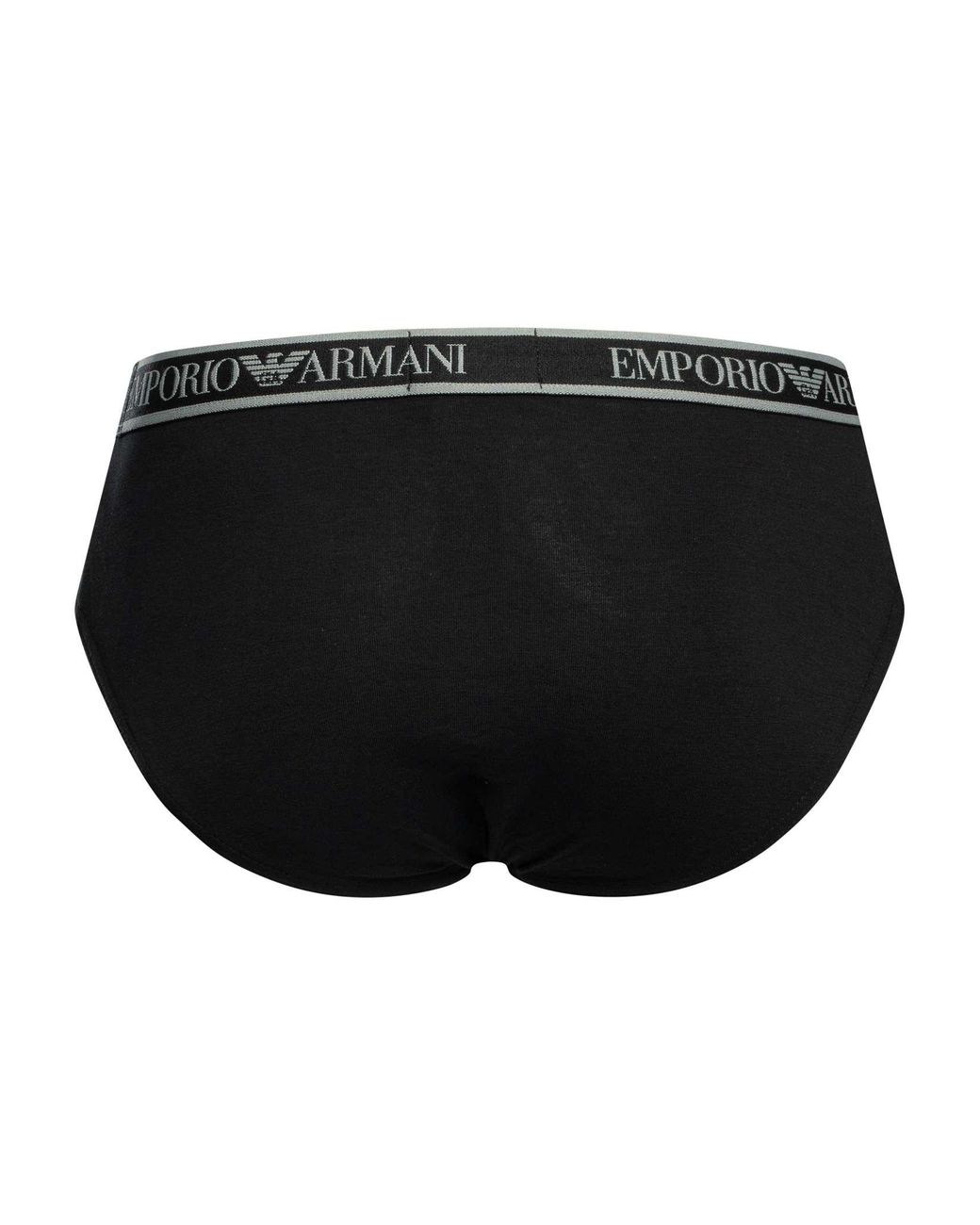 Emporio Armani Gray 3 Pack Briefs for men