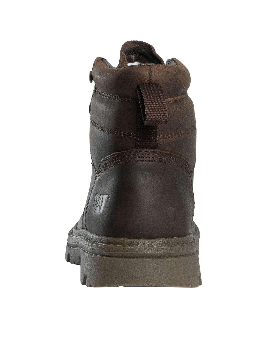 Caterpillar Brown Practitioner Mid Leather Boots for men