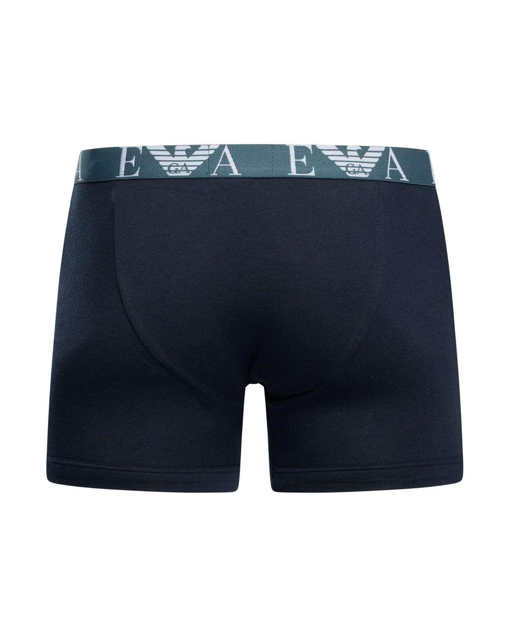 Emporio Armani Blue 3 Pack Boxer Briefs for men