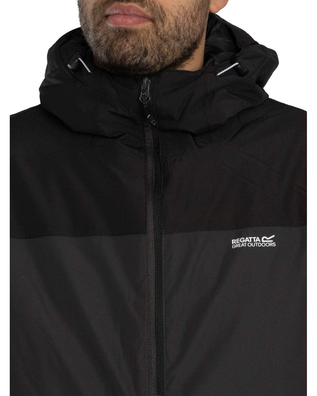 Regatta Black Thornridge Waterproof Insulated Jacket for men