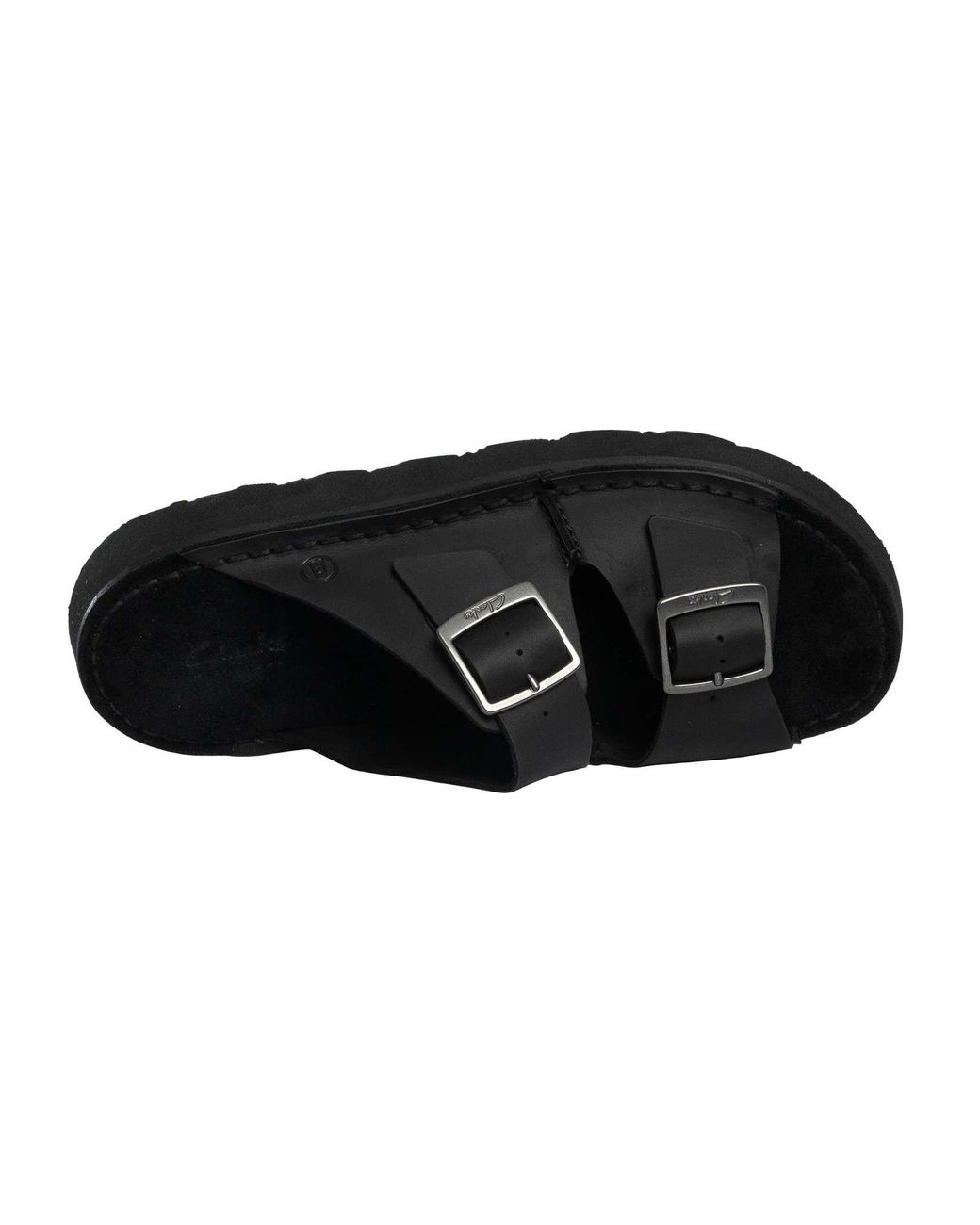 Clarks Black Solsbury Strap Sandals for men