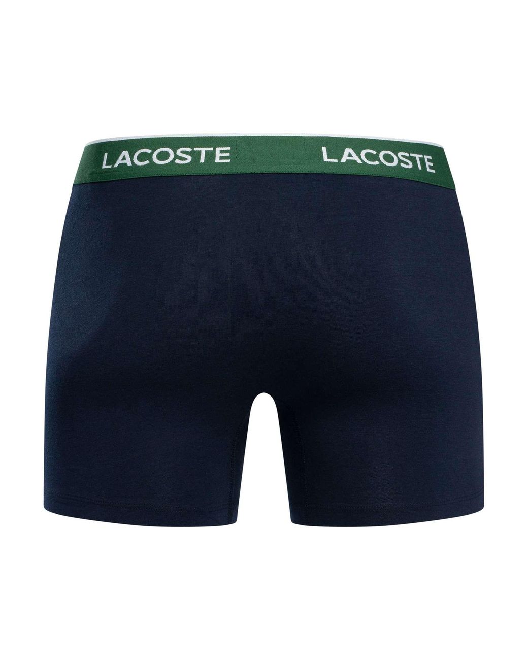 Lacoste Blue 3 Pack Boxer Briefs for men
