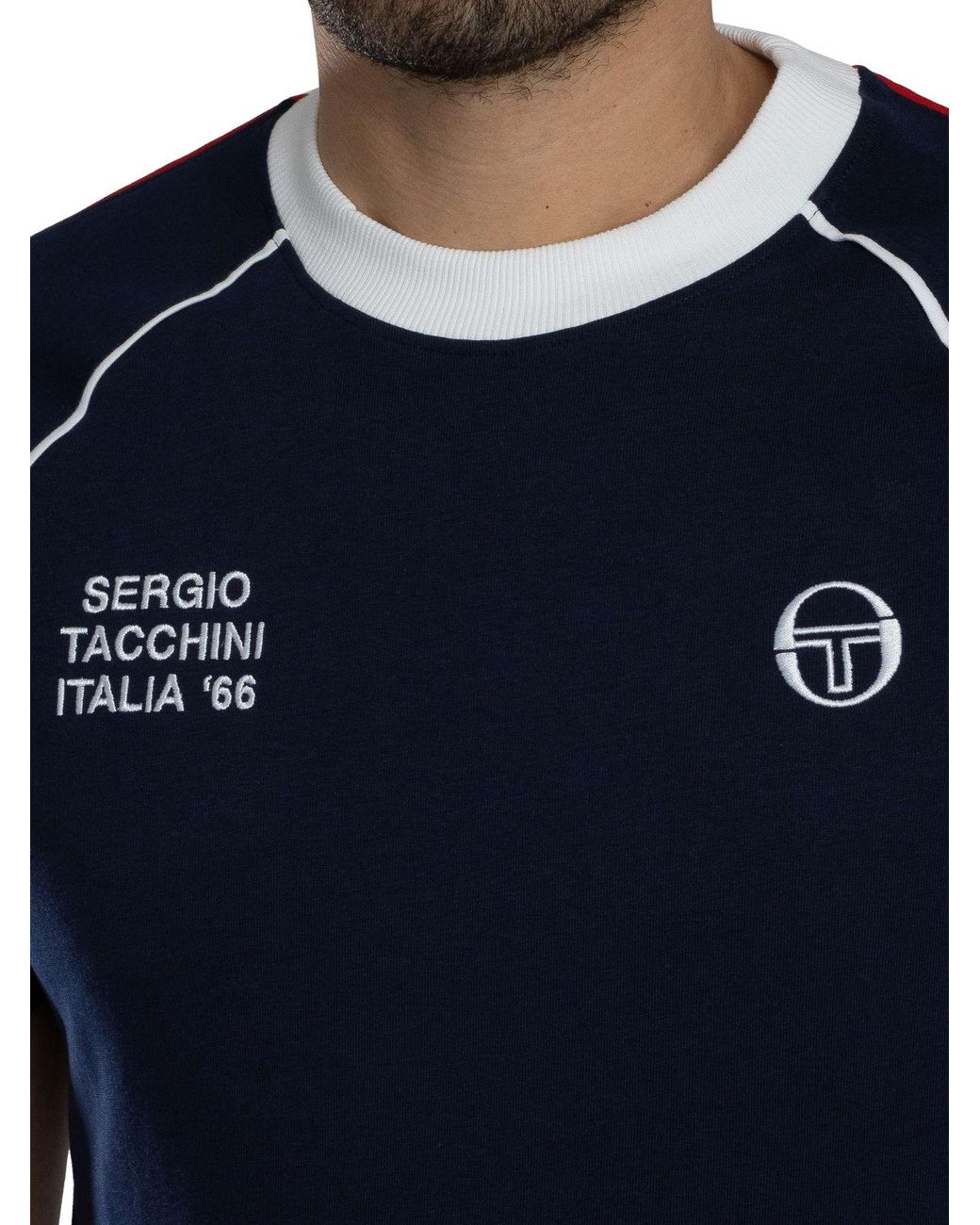 Sergio Tacchini Blue Ghibli Davis T-Shirt for men