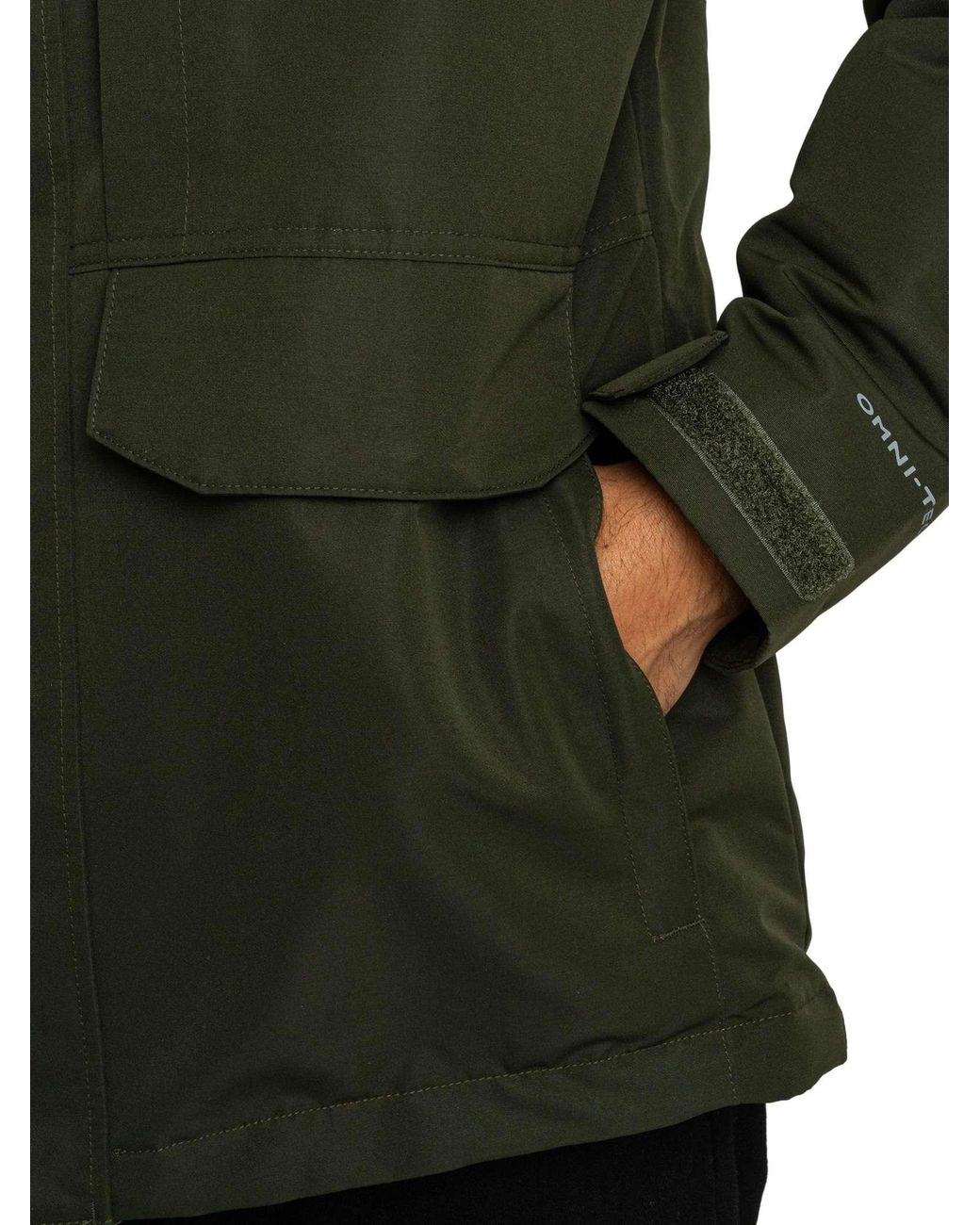 Columbia Green Landroamer Waterproof Fleece Lined Jacket for men