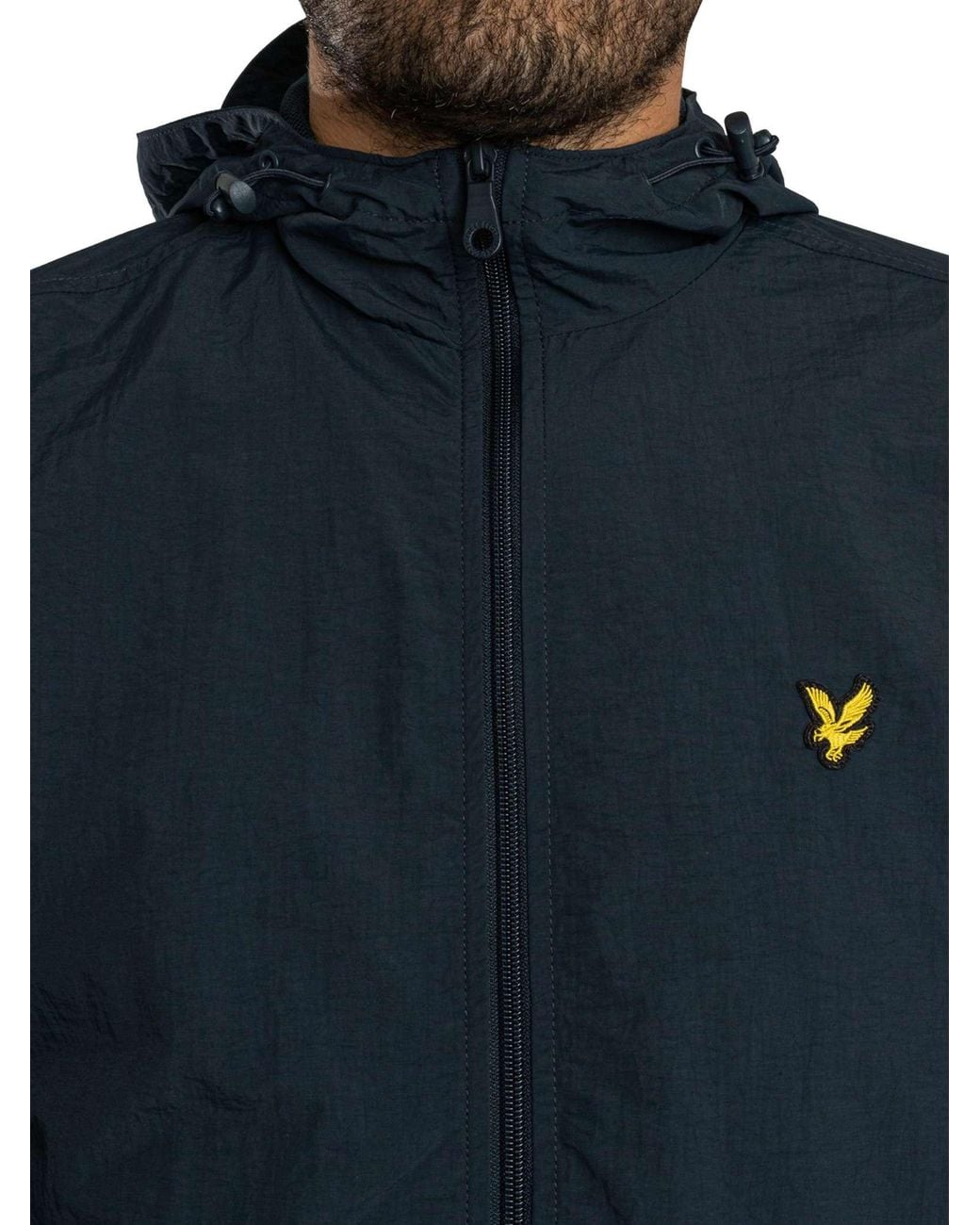 Lyle & Scott Blue Zip Through Jacket for men