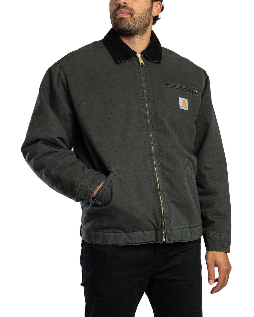 Carhartt Gray Detroit Jacket for men