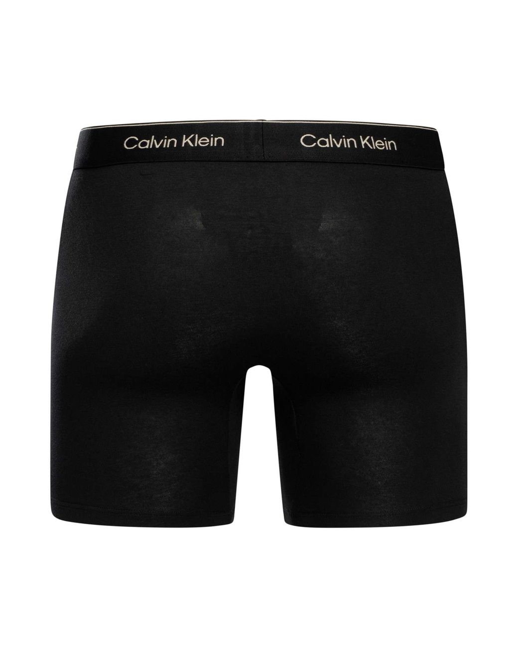 Calvin Klein Black 3 Pack Icon Boxer Briefs for men
