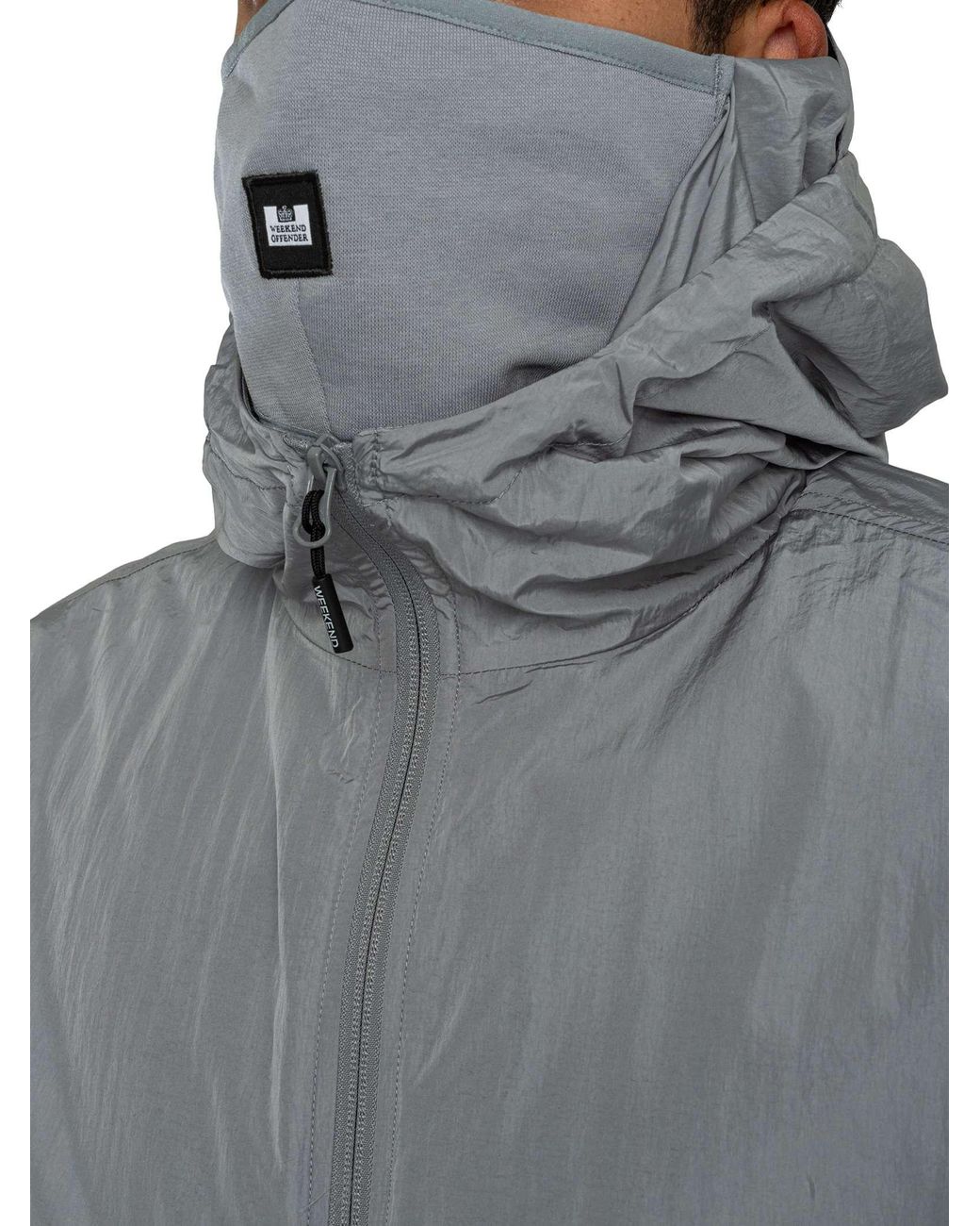 Weekend Offender Gray Technician Jacket for men
