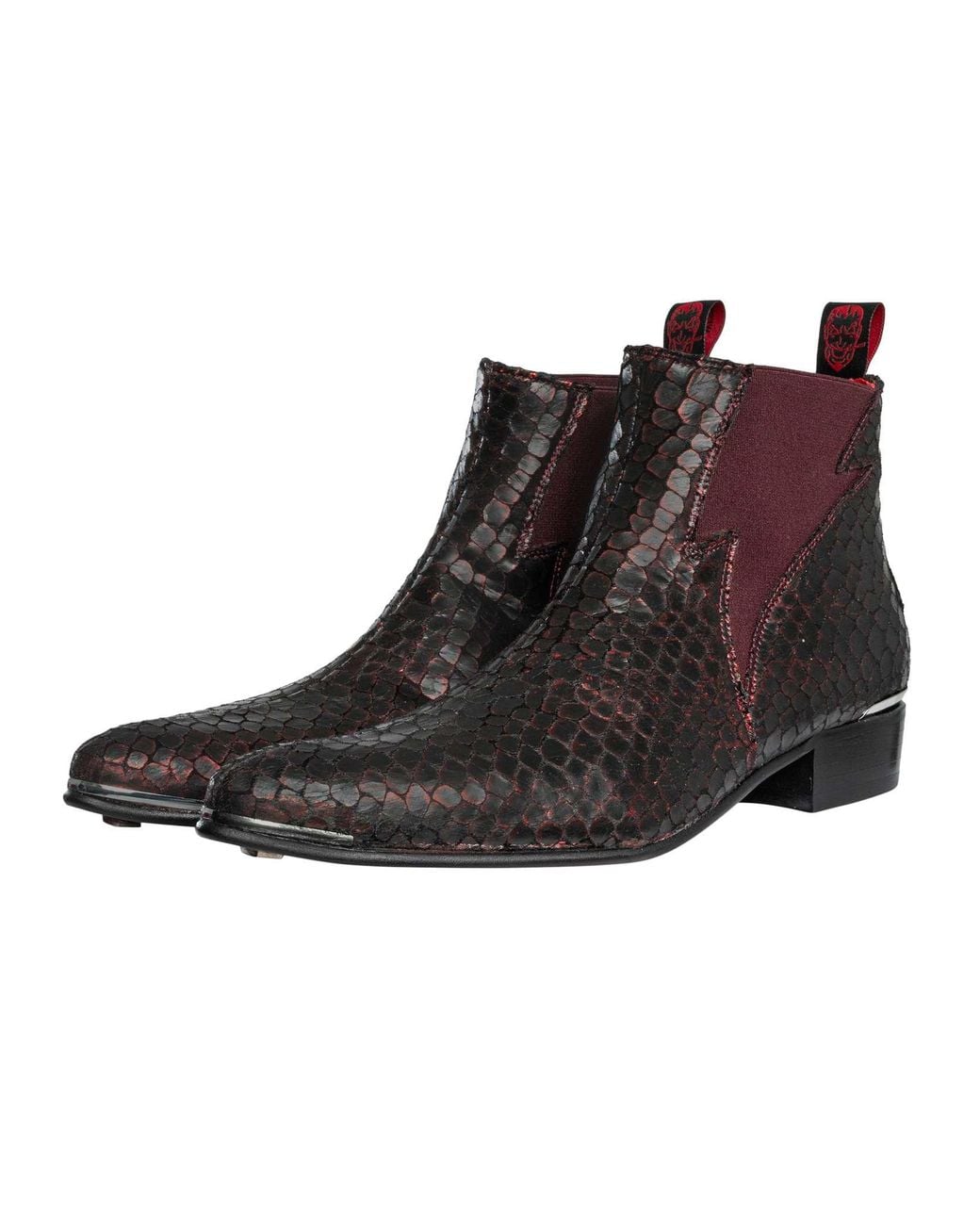 Jeffery West Brown Bold Chelsea Boots for men