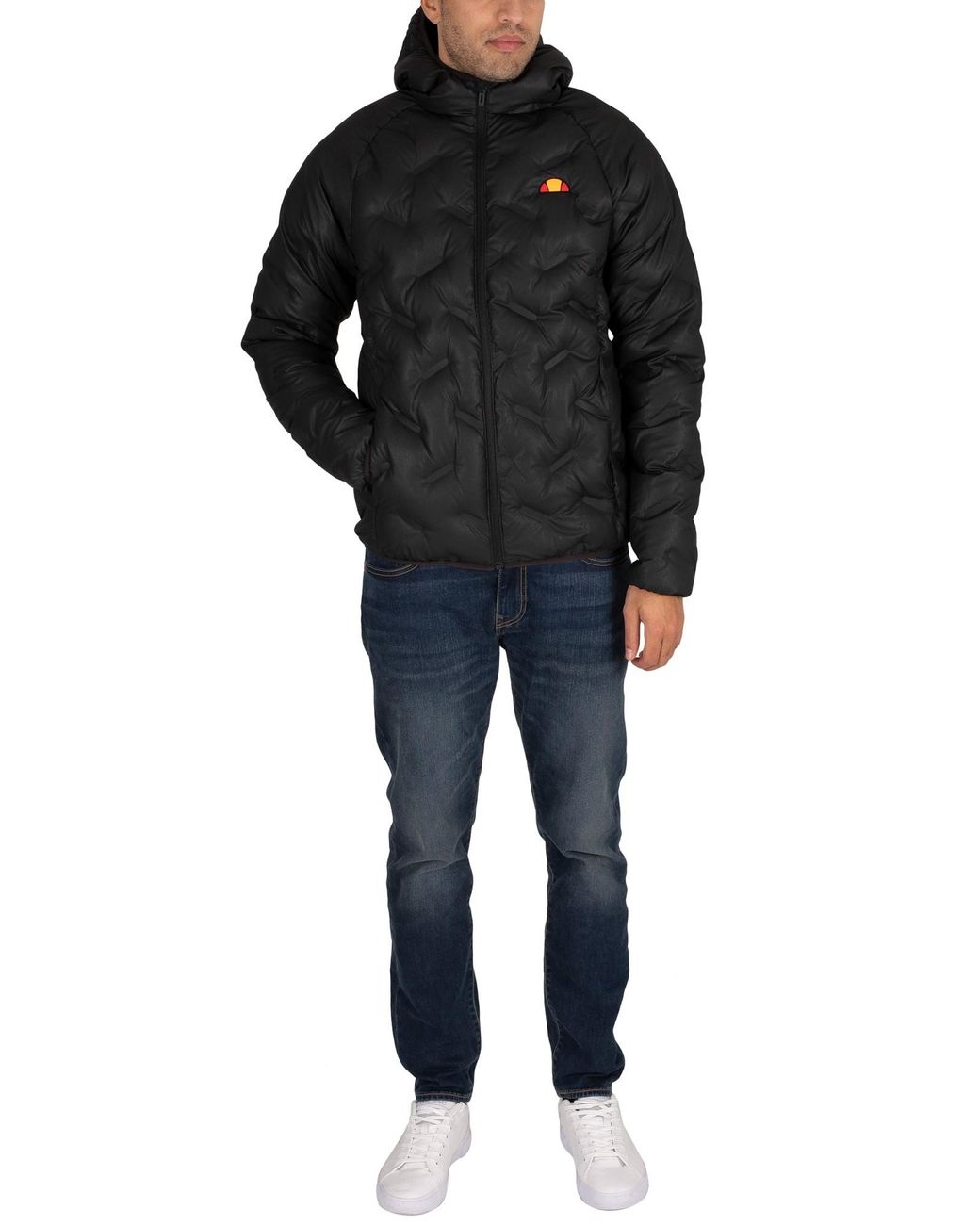 Ellesse Touch Padded Jacket in Black for Men | Lyst Canada