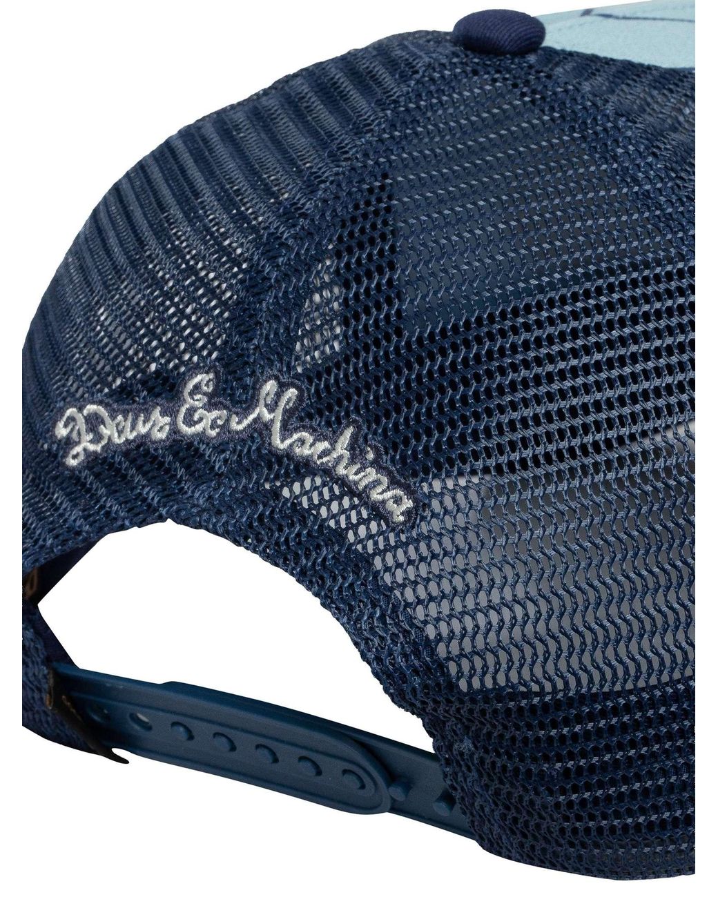 Deus Ex Machina Blue Forecourt Trucker Cap for men