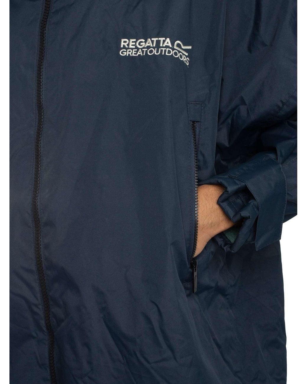 Regatta Blue Waterproof Changing Robe for men