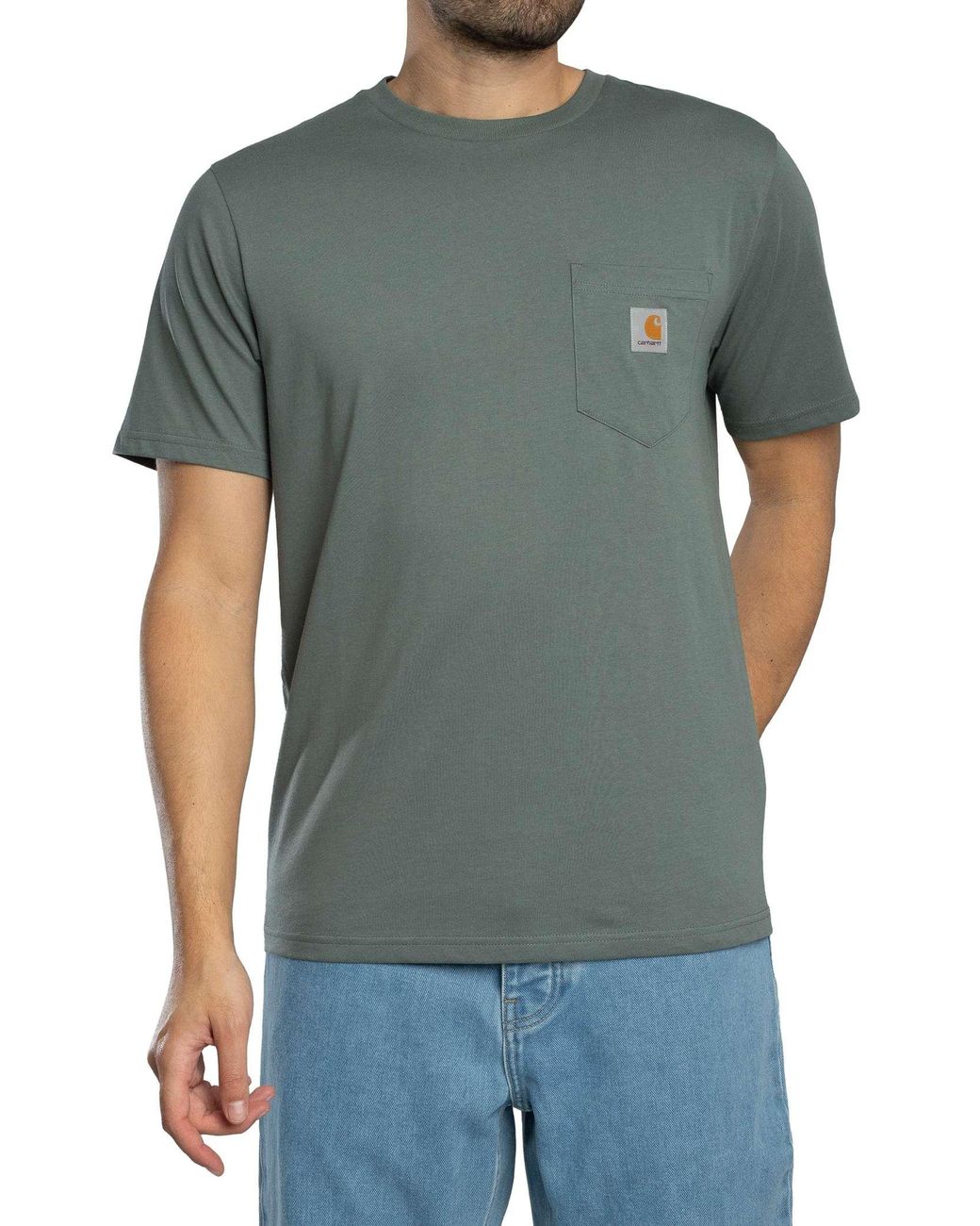 Carhartt Green Pocket T-Shirt for men
