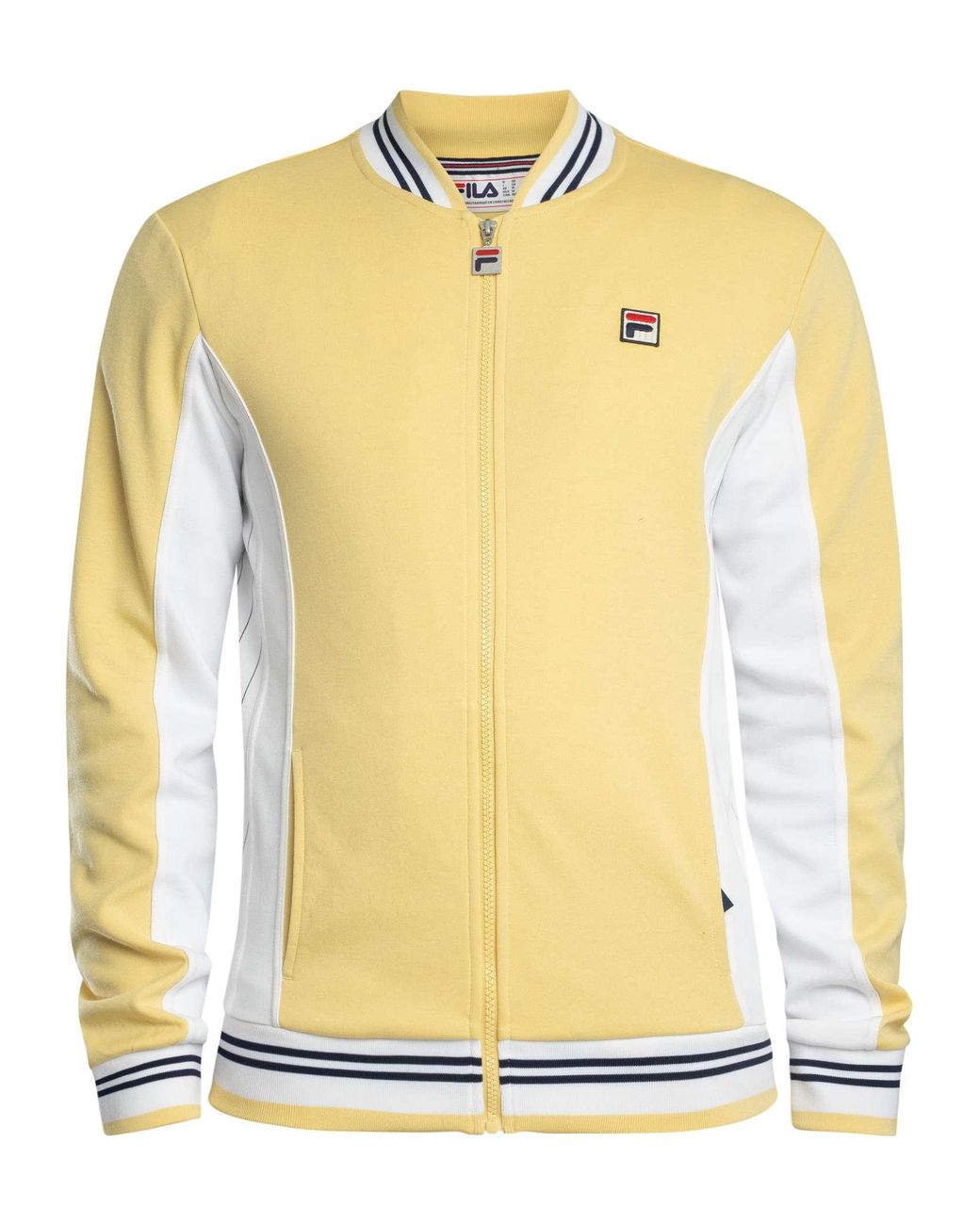 Fila Yellow Settanta Baseball Track Jacket for men