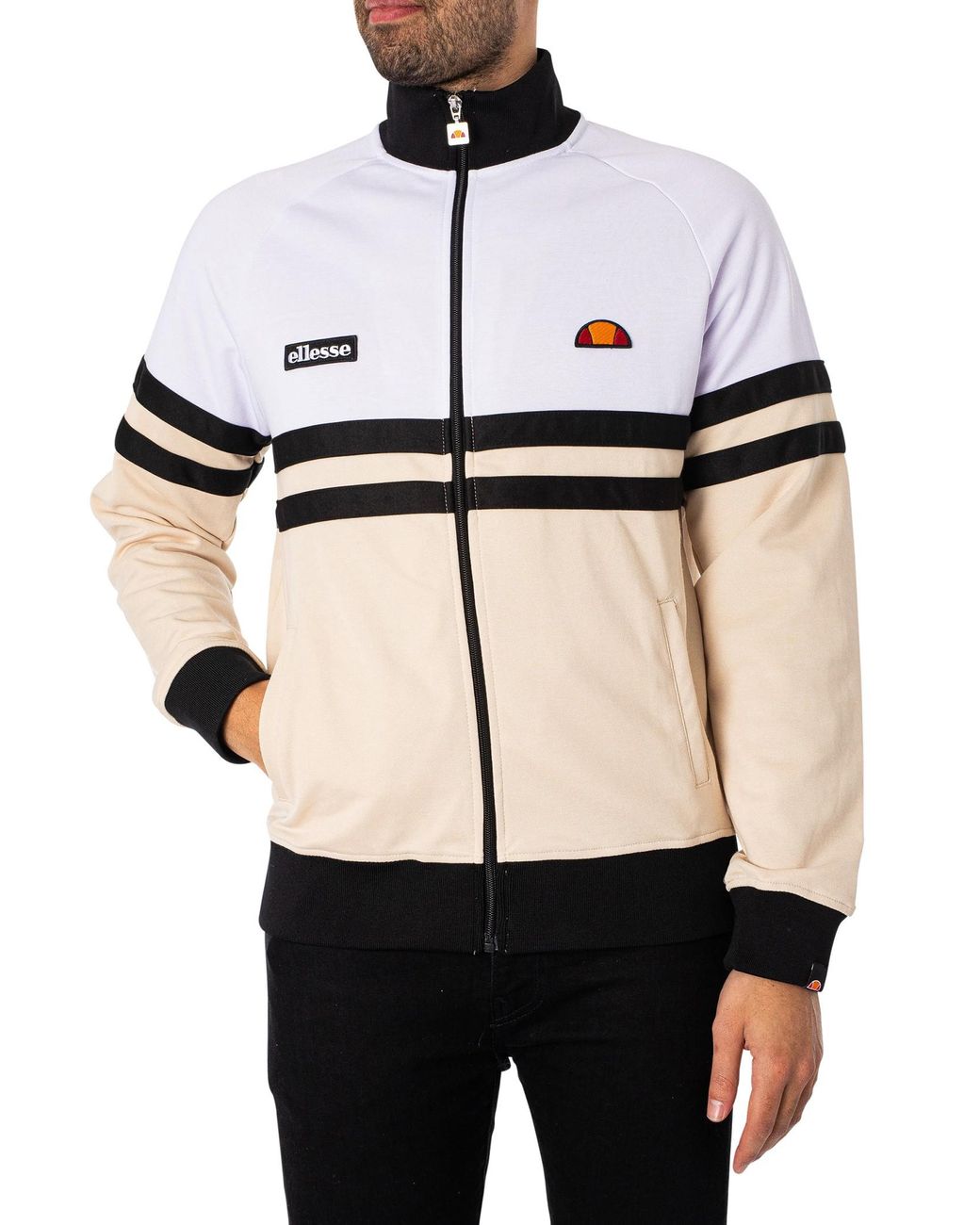 Ellesse Rimini Track Jacket in White for Men Lyst