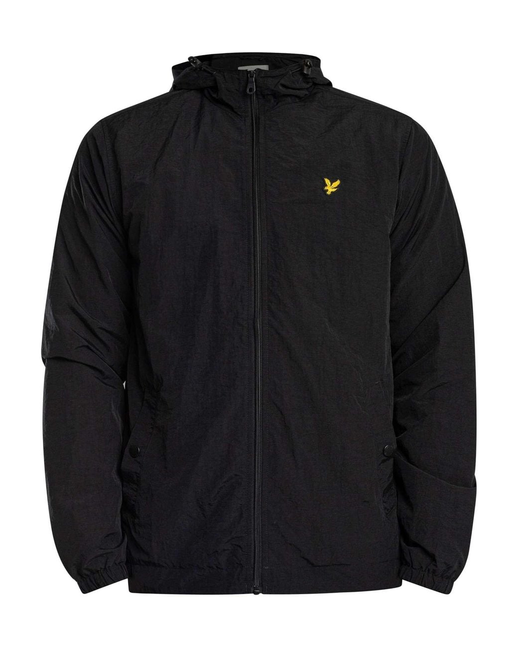 Lyle & Scott Black Zip Through Jacket for men