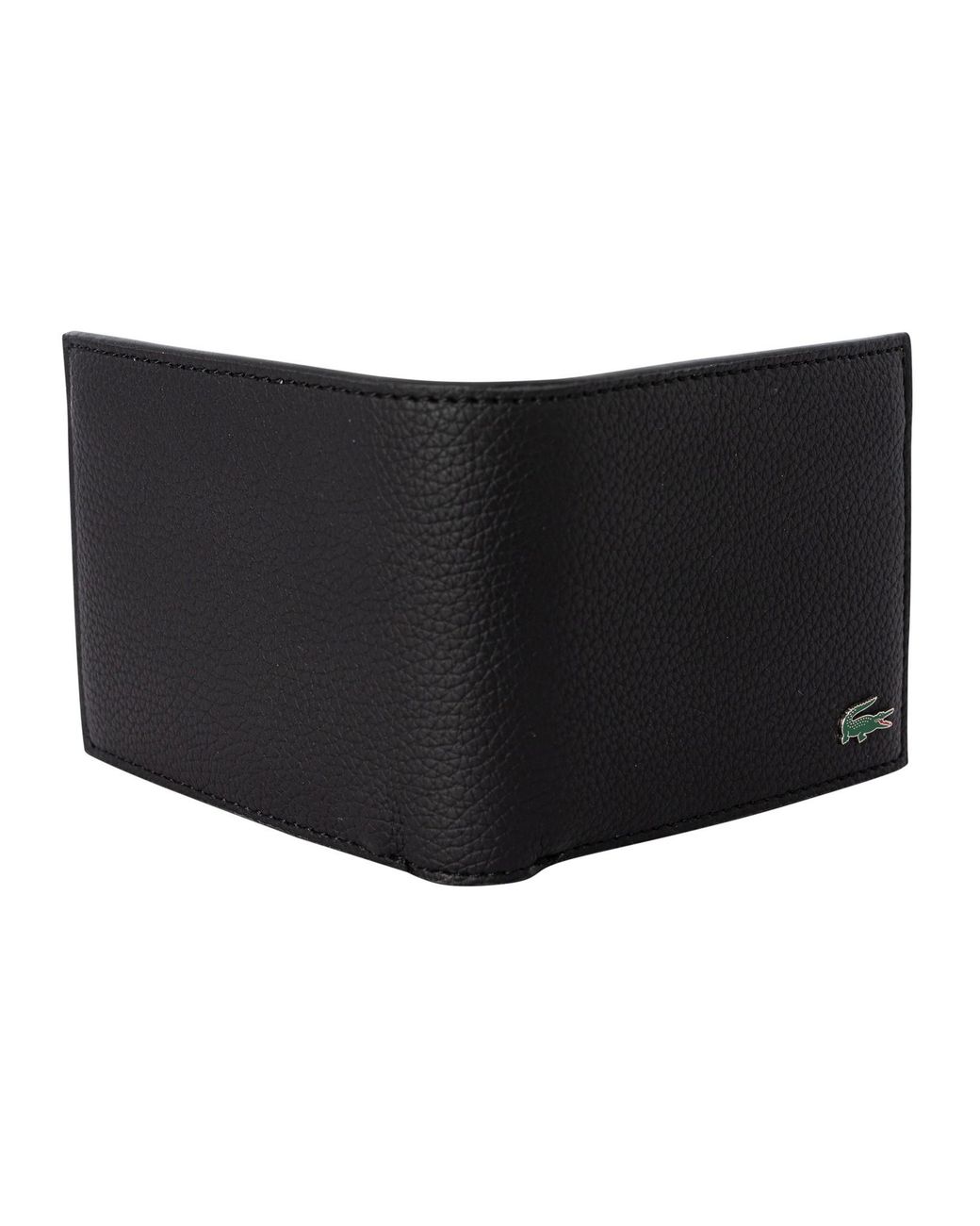 Lacoste Black Billfold Wallet for men