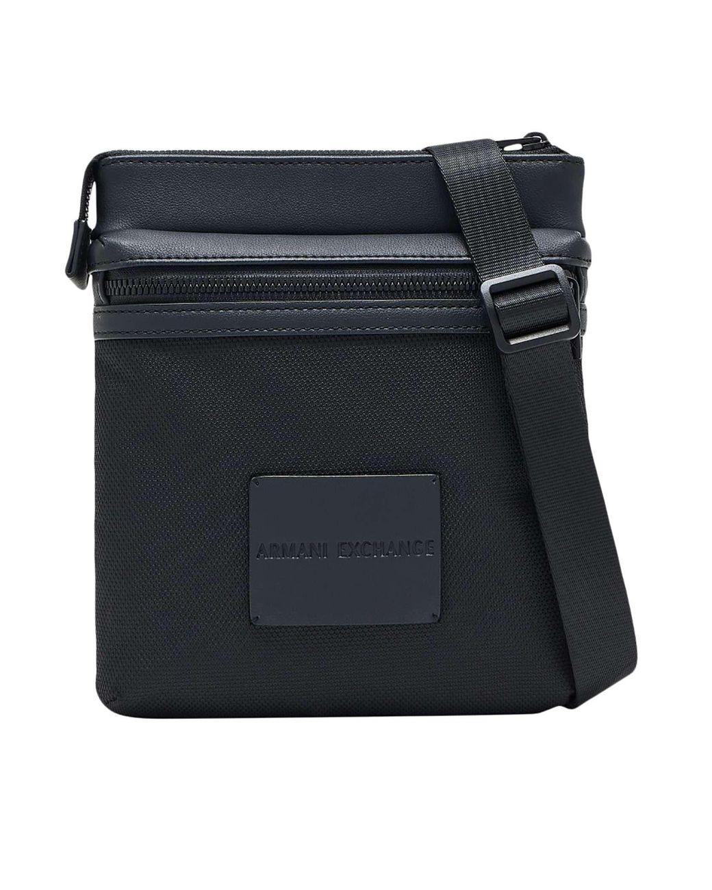 ARMANI EXCHANGE Black Box Logo Crossbody Bag for men