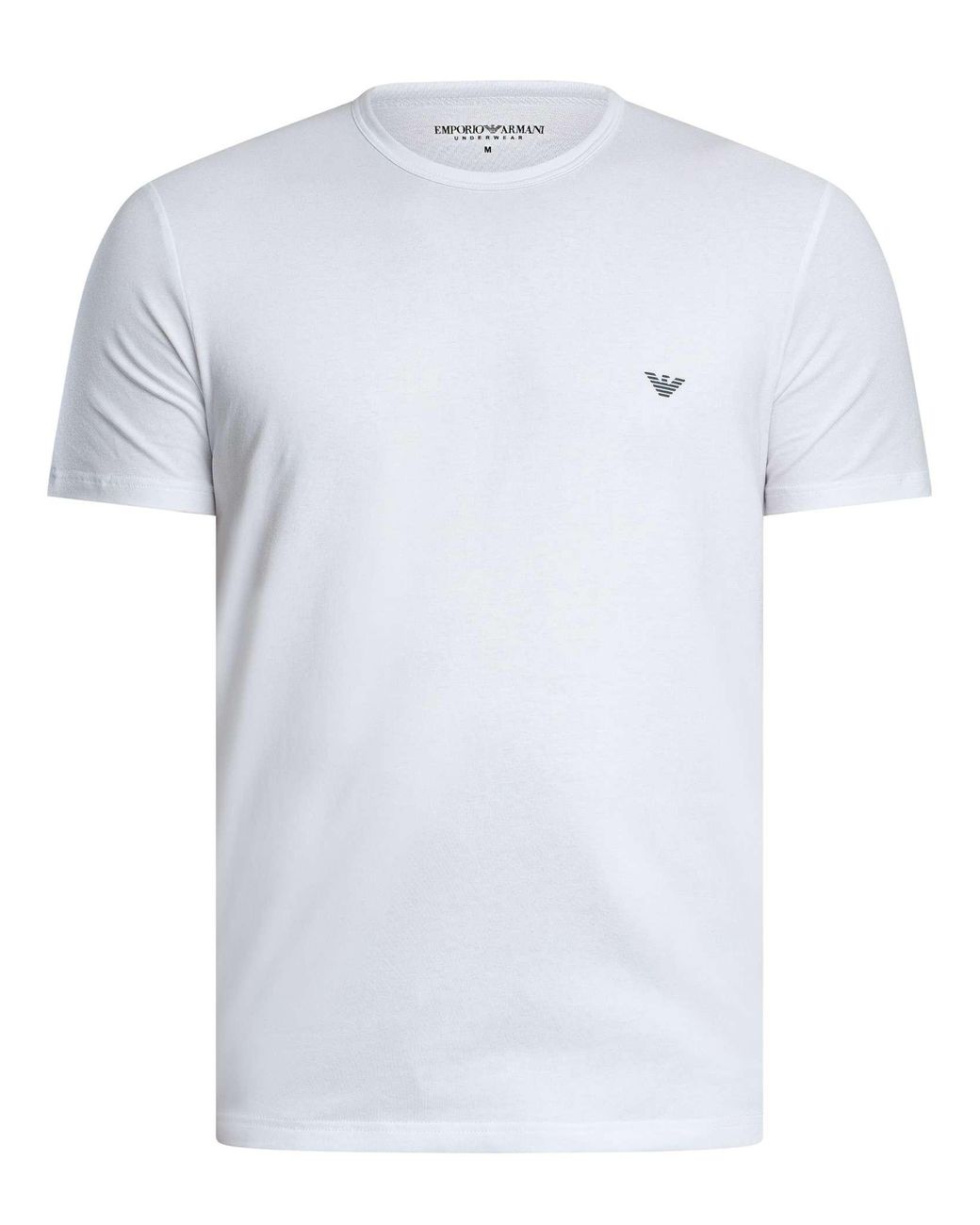 Emporio Armani Blue 2 Pack Lounge Crew Neck Icon T-Shirt for men