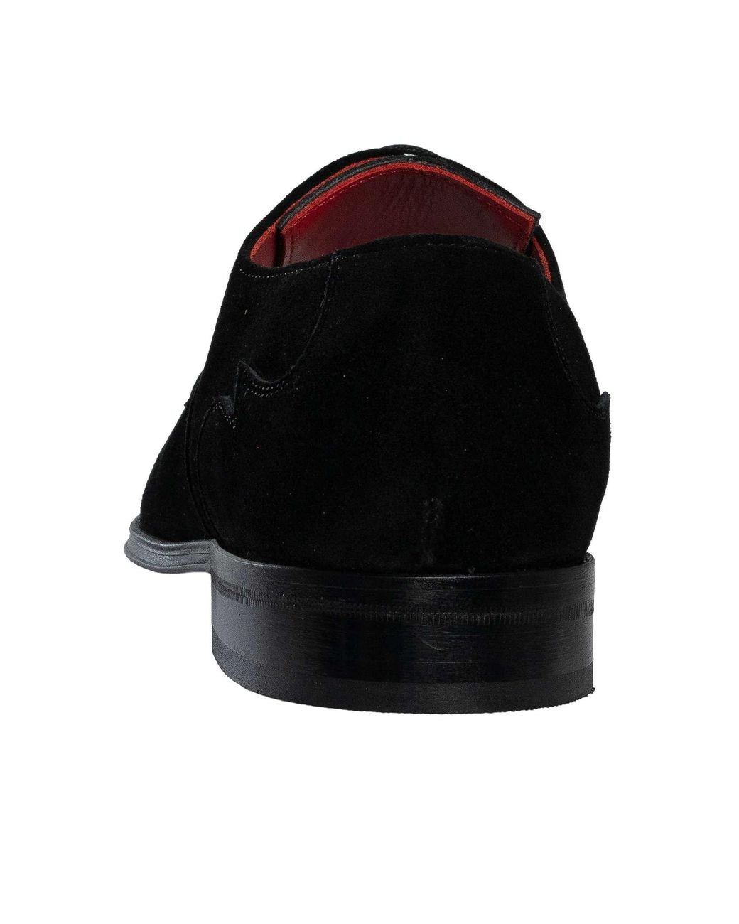 Jeffery West Black Rip Suede Brogue Shoes for men
