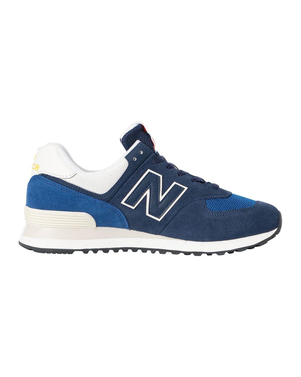 New balance navy & stone 574 trainers clearance