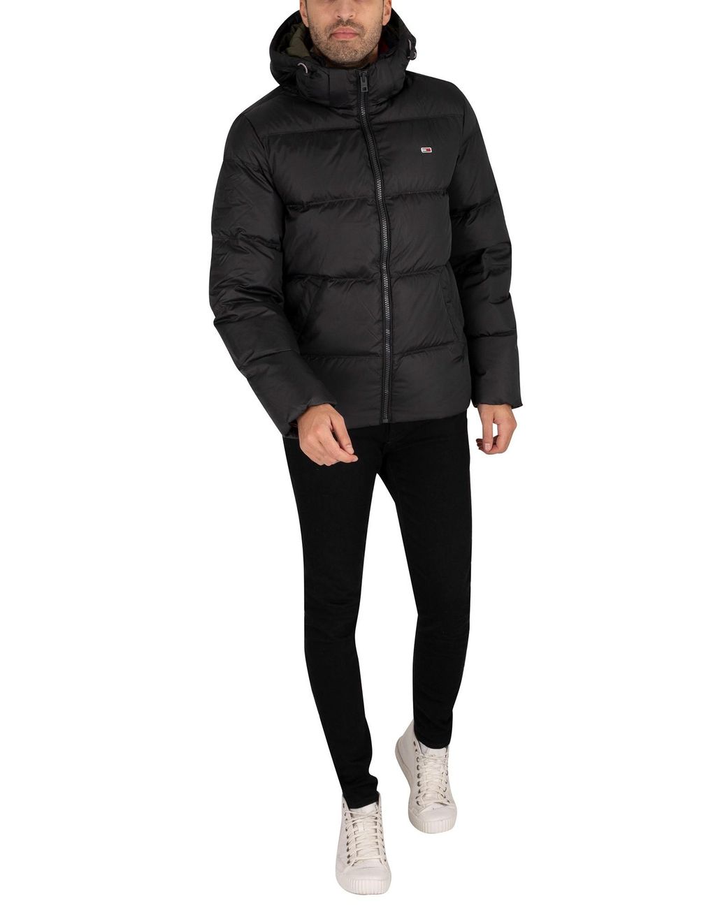 Tommy Hilfiger Essential Down Jacket in Black for Men | Lyst