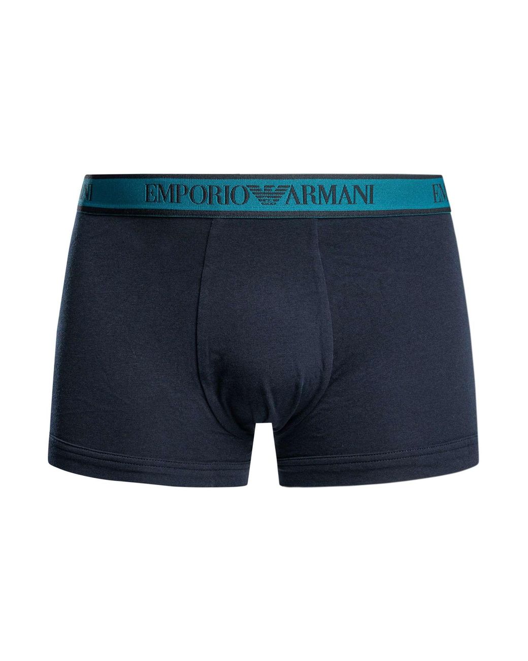Emporio Armani Blue 3 Pack Trunks for men