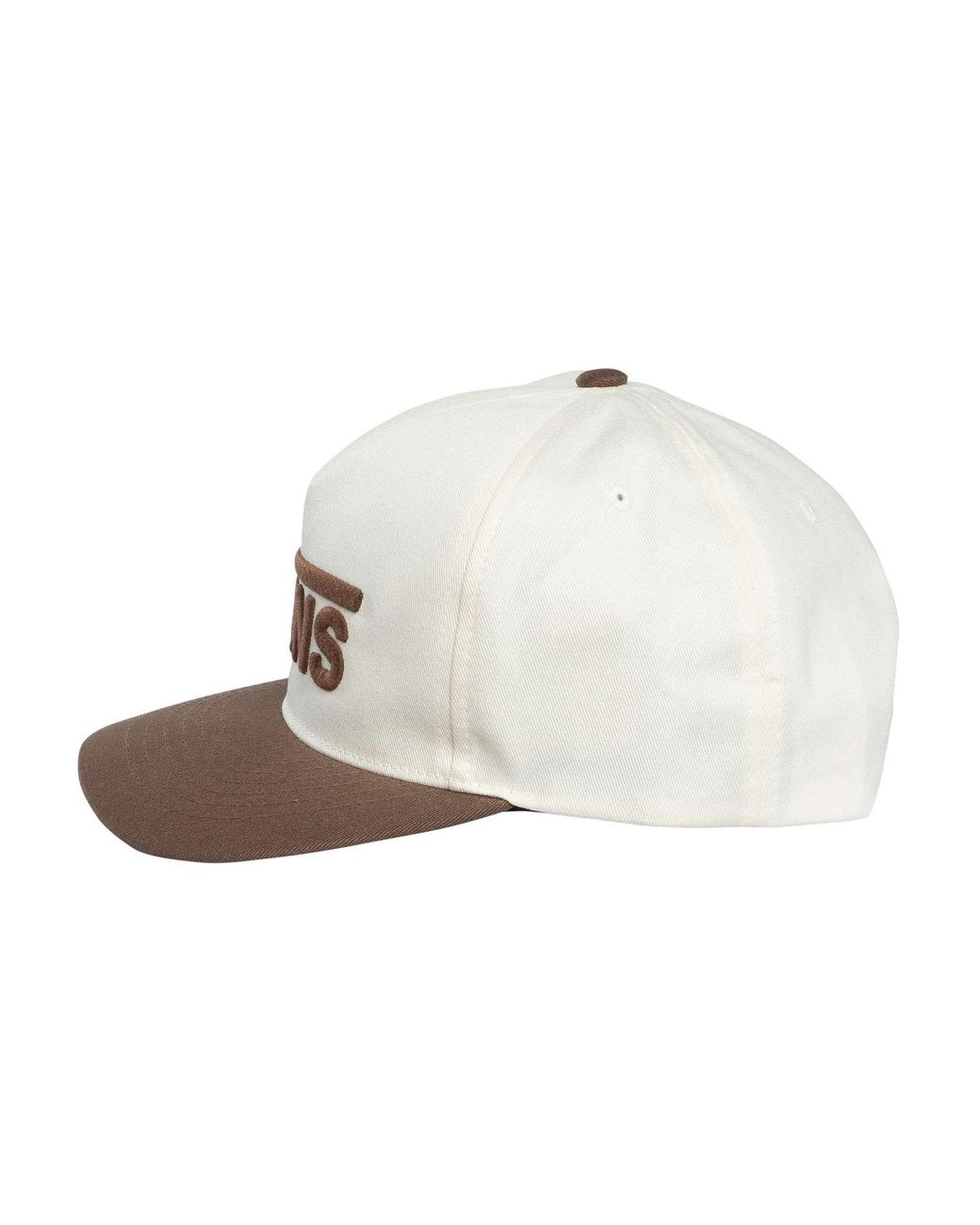 Vans White Drop V Logo Cap for men